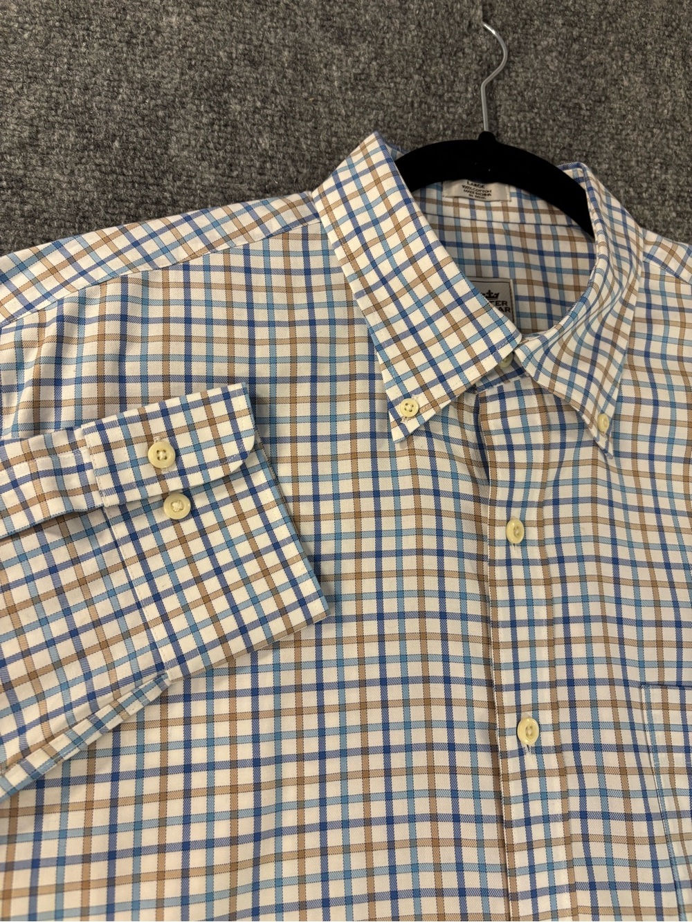 Peter Millar Nanoluxe Easycare Dress Shirt Men’s Sz L